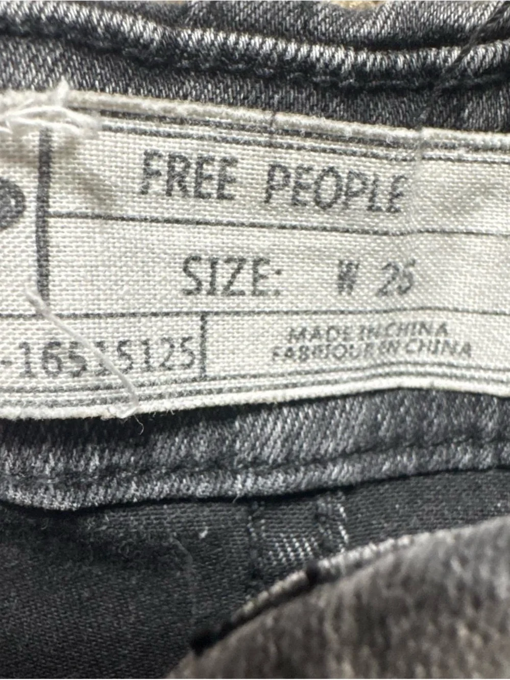 Free People Women’s Pull On Flare Jeans. Size 25”